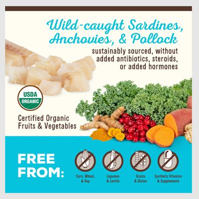 Show full view: Primal Cupboard Cuts Fish Grain-Free Freeze-Dried Raw Dog Food Topper, 18-oz bag slide 5 of 10