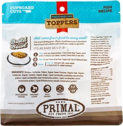 Primal Cupboard Cuts Fish Grain-Free Freeze-Dried Raw Dog Food Topper, 3.5-oz bag slide 2 of 9