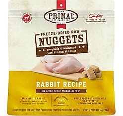 Primal Duck Formula + Rabbit Formula Nuggets Freeze-Dried Dog Food slide 2 of 9