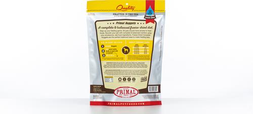 Show full view: Primal Duck Formula + Rabbit Formula Nuggets Freeze-Dried Dog Food slide 4 of 9