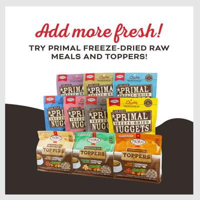Show full view: Primal Give Pieces A Chance Beef with Broth Flavored Jerky Dog Treats, 4-oz bag slide 9 of 10