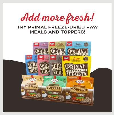 Show full view: Primal Give Pieces A Chance Chicken with Broth Flavored Jerky Cat Treats, 4-oz bag slide 9 of 10