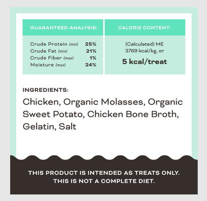 Show full view: Primal Give Pieces A Chance Chicken with Broth Flavored Jerky Dog Treats, 4-oz bag slide 7 of 10