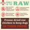 Show in main carousel: Primal Kibble in the Raw Chicken Recipe Non-GMO Freeze-Dried Dog Food, 86.4-oz bag, 1 count slide 6 of 10