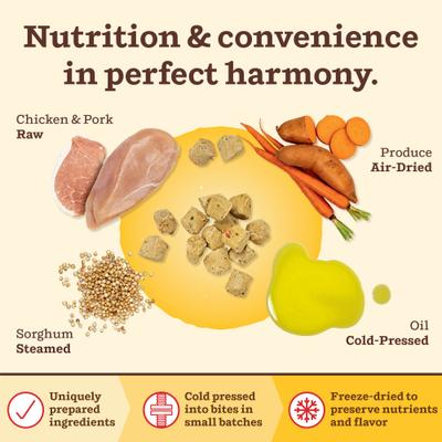 Show full view: Primal Kibble in the Raw Recipe Non-GMO Freeze-Dried Puppy Food, 86.4-oz bag, 1 count slide 5 of 10