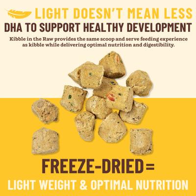 Show full view: Primal Kibble in the Raw Recipe Non-GMO Freeze-Dried Puppy Food, 86.4-oz bag, 1 count slide 4 of 10