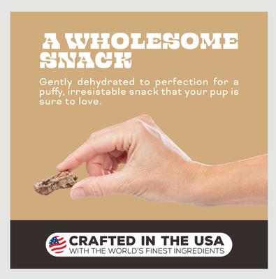 Show full view: Primal Let's All Get A Lung Lamb Flavored Crunchy Dog Treats, 1.5-oz bag slide 6 of 9