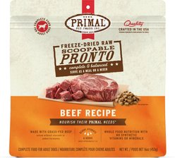 Primal Raw Pronto Beef Recipe Dog Freeze-Dried Food, 16-oz bag