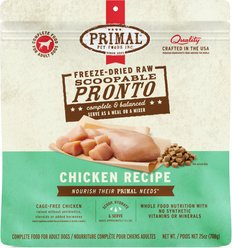Primal Raw Pronto Chicken Recipe Dog Freeze-Dried Food, 25-oz bag