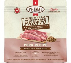 Primal Raw Pronto Pork Recipe Dog Freeze-Dried Food, 16-oz bag
