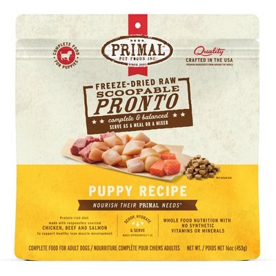 Primal Primal Raw Pronto Puppy Recipe Dog Freeze-Dried Food, 16-oz bag