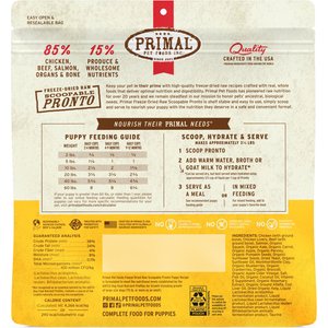 Primal Raw Pronto Puppy Recipe Dog Freeze-Dried Food, 25-oz bag