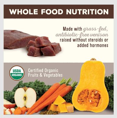 Show full view: Primal Venison Nuggets Grain-Free Raw Freeze-Dried Dog Food, 5.5-oz bag slide 4 of 10