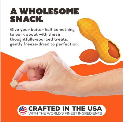 Show full view: Primal You're My Butter Half Chicken & Peanut Butter with Goat Milk Flavored Crunchy Dog Treats, 2-oz bag slide 5 of 6