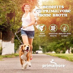 Primalvore All Natural Duck Bone Broth with Collagen + Turmeric Dog & Cat Food Topping, 12-oz bag, 6 count slide 2 of 6