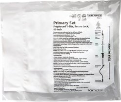 Primary IV Set, Macrobore Prepierced Y-Site 80-in, 15 Drops per mL, bundle of 2