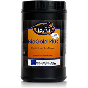 Prime Performance Nutrition BioGold Plus Hair & Hoof Support Pellet Horse Supplement, 3-lb canister