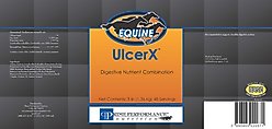 Prime Performance Nutrition UlcerX Digestive Nutrient Combination Powder Horse Supplement, 3-lb canister slide 2 of 3