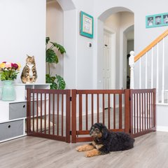 Primetime Petz 360 Configurable Gate with Door, 24-in, Walnut