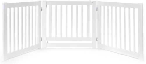 Show full view: Primetime Petz 360 Configurable Gate with Door, 24-in, White slide 4 of 10
