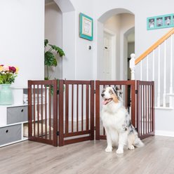 Primetime Petz 360 Configurable Gate with Door, 30-in, Walnut