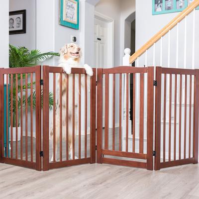 Show full view: Primetime Petz 360 Configurable Gate with Door, 36-in, Walnut slide 4 of 11