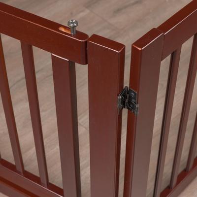 Show full view: Primetime Petz 360 Configurable Gate with Door, 36-in, Walnut slide 7 of 11