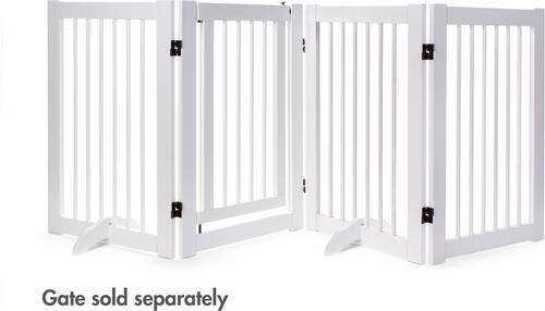 Show full view: Primetime Petz 360 Configurable Pet Gate Support Feet, 2 pack, White slide 4 of 5
