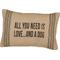 Show in main carousel: Primitives By Kathy "All You Need Is Love? & A Dog" Pillow slide 1 of 2