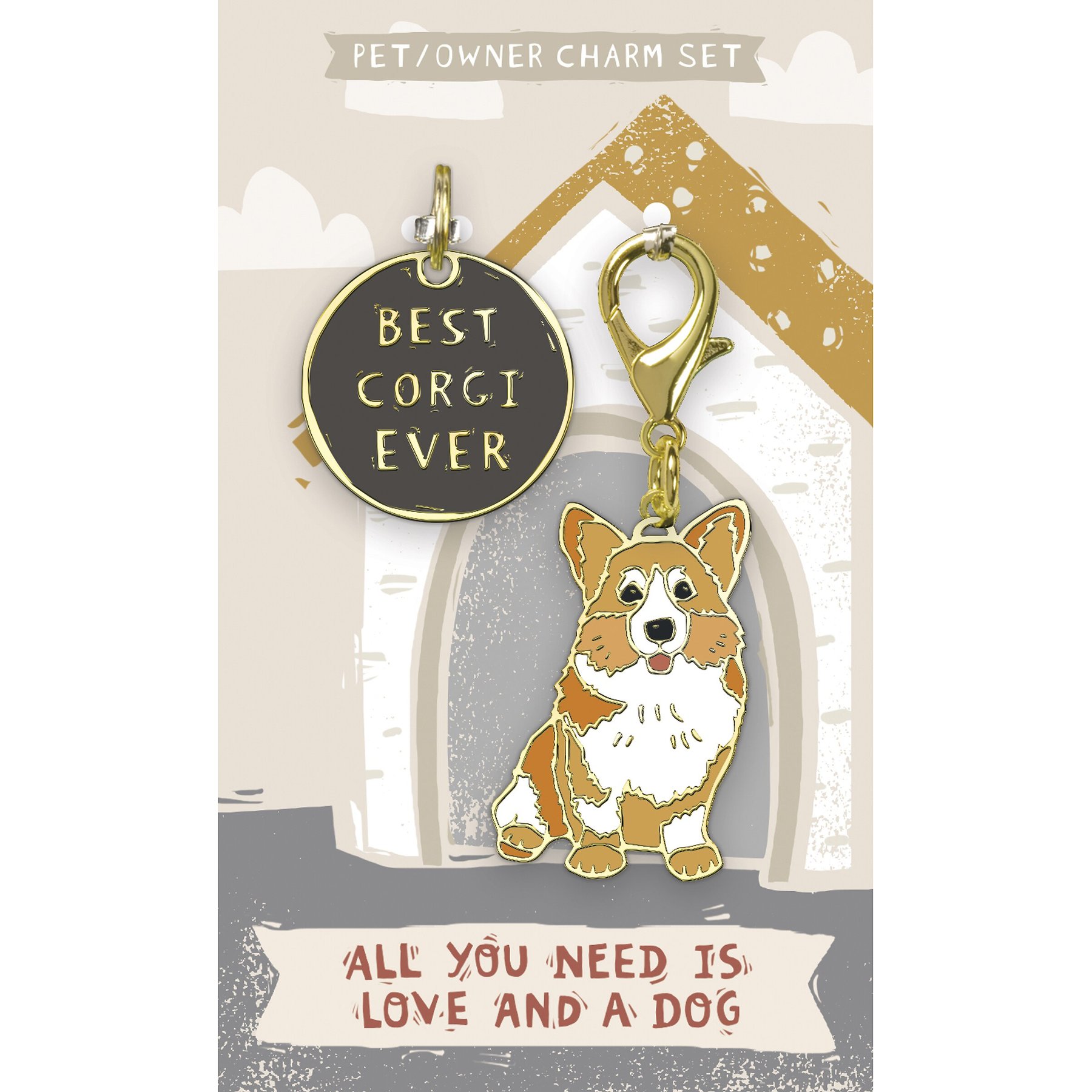 Primitives By Kathy Corgi Charm, 2 count