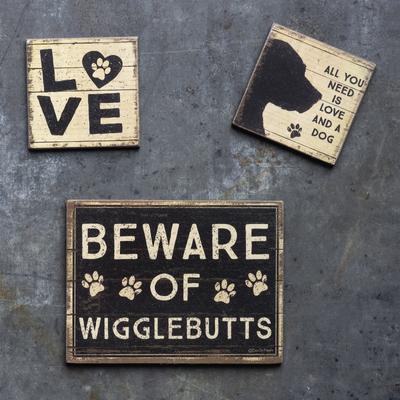 Show full view: Primitives By Kathy Dog Magnet Set, 3 count slide 2 of 3