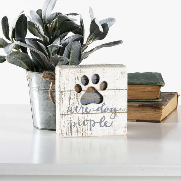 Primitives By Kathy "Dog People" Slat Box Décor