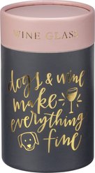 Primitives By Kathy Dogs Wine Glass, 15-oz slide 2 of 2