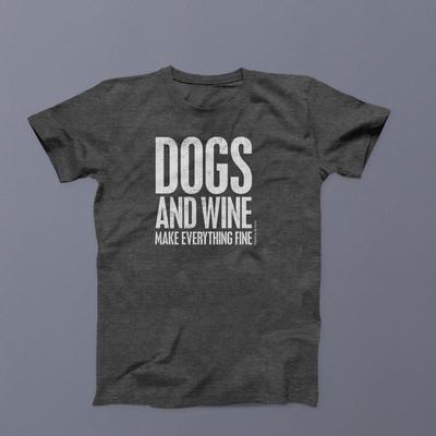 Show full view: Primitives By Kathy Dogs & Wine T-Shirt, Small slide 3 of 3