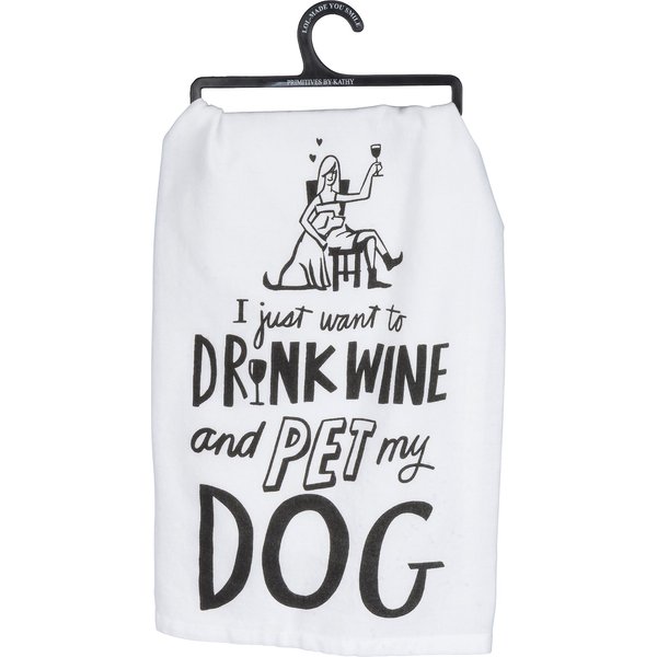 Home | Primitives By Kathy Just Want To Hang Out With My Dog Kitchen Towel At Plaza Las Americas In San Juan, PR