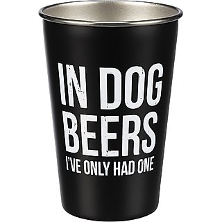 Primitives By Kathy In Dog Beers Stainless Steel Pint, 16-oz slide 1 of 2
