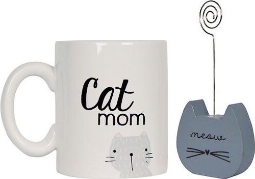 Show full view: Prinz "Cat Mom" Mug & Photo Clip Gift Set slide 2 of 5