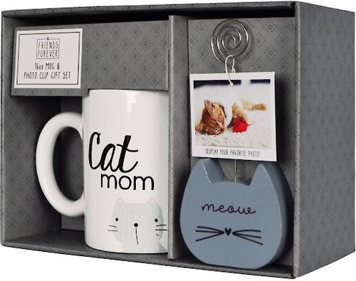 Show full view: Prinz "Cat Mom" Mug & Photo Clip Gift Set slide 3 of 5