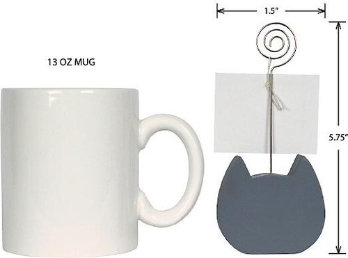 Show full view: Prinz "Cat Mom" Mug & Photo Clip Gift Set slide 5 of 5