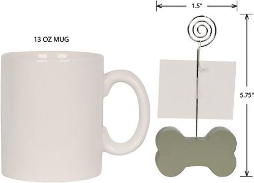 Show full view: Prinz "Dog Mom" Mug & Photo Clip Gift Set slide 5 of 5