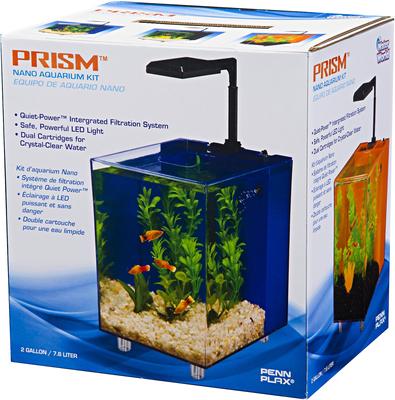Show full view: Prism Desktop Aquarium, 2-gal, Black slide 2 of 4