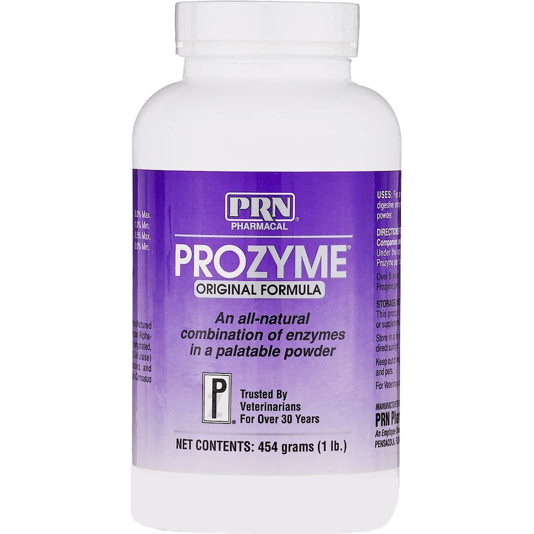 PRN Pharmacal Prozyme Powder Supplement for Dog & Cats, 454-g