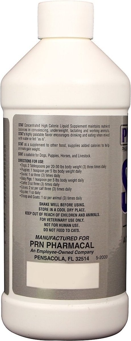 PRN Pharmacal Stat Liquid High-Calorie Supplement for Dogs, 16-fl oz bottle