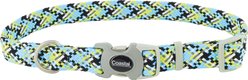 Pro Active Adjustable Woven Reflective Standard Dog Collar, North Sky Net, Small: 8 to 12-in neck, 5/8-in wide