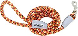 Pro Active Woven Reflective Rope Standard Dog Leash, Burning Blocks, 6-ft long, 1-in wide