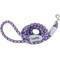 Show in main carousel: Pro Active Woven Reflective Rope Standard Dog Leash, Cobalt Crossed, 6-ft long, 1-in wide slide 1 of 2