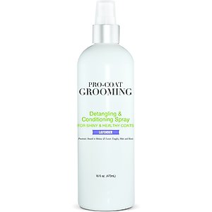 Pro-Coat Grooming Lavender Detangling & Conditioning Dog Spray, 16-fl oz bottle