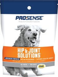 Pro-Sense Hip & Joint Solutions Advanced Strength Soft Chews Joint Supplement for Dogs, 60 count