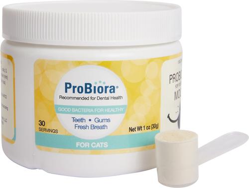 Show full view: ProBiora Oral Care Probiotic Cat Dental Supplement, 30 count slide 3 of 8