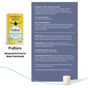 ProBiora Oral Care Probiotic Cat Dental Supplement, 30 count